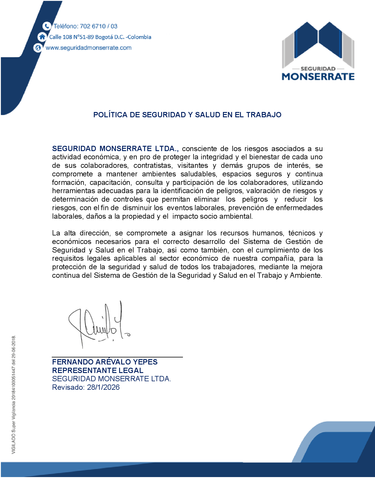 1. Politica SST Monserrate 2026